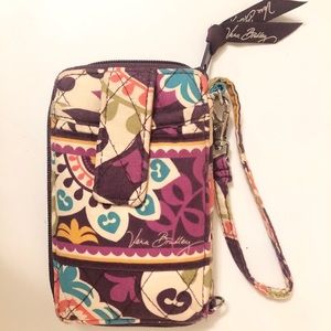 Vera Bradley | Phone Wallet Wristlet Plum Crazy